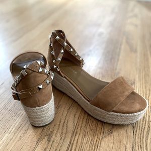 MARC FISHER Jazlyn suede espadrille sandals